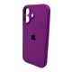 Защитный чехол-накладка Silicone Full Case AA Camera Protect для Apple iPhone 16 Purple (FullAAi16-19) - изображение 2