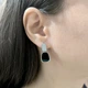 Серебряные серьги с натуральным ониксом (60002112) - изображение 6