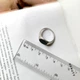 Серебряное кольцо с натуральным ониксом, вес изделия 2,67 гр (60002126) - изображение 3