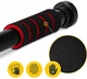 Турник раздвижной 4FIZJO Basic 61.5-100 см Black/Red (P-5905973402712) - изображение 8