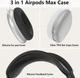Чехол для Apple Airpods Max 2 / Airpods Max Ear Cups/Ear Pad/Headband Cover Black (ARS83286) - изображение 4
