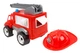 Іграшкова пожежна машина Technok Toys 3978 з каскою рухливі елементи пластик 30 см червоний (RZN-23099236) - изображение 6