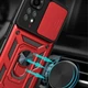 Протиударний броньований чохол із захистом камери для Xiaomi Redmi Note 11 та Note 11s Armor Case Keysion red - изображение 10