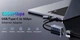Сетевой адаптер USB Type C 3.2 \ Type A RJ45 5G 5000 Mbps Realtek RTL8157 Для ноутбука, ПК, планшета, телефона 0.15m - изображение 1