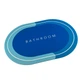 Килимок для ванної Bathroom овальний 60 х 40 см синій - зображення 1