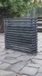 Кашпо для цветов Timber Protect с импрегнированого дерева 120х95х23 см Графитовый - изображение 3