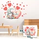 Інтер'єрна наліпка 60*50 см Гном Love - зображення 1