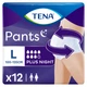 Труси-підгузки для дорослих Tena Pants Plus Night нічні розмір Large 12 шт. (7322540839920) - изображение 1