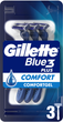 Одноразові верстати для гоління (Бритви) чоловічі Gillette Blue3 Comfort 3 шт (7702018489619) - зображення 1