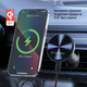 Бездротовий автомобільний зарядний пристрій ColorWay MagSafe 360° Air Vent 15W Black (CW-CHMW042Q-BK) - зображення 12