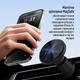 Бездротовий автомобільний зарядний пристрій ColorWay MagSafe 360° Air Vent 15W Black (CW-CHMW042Q-BK) - зображення 13