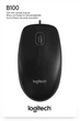 Миша Logitech B100 USB Black (910-003357) - изображение 9