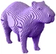 Картонний 3D пазл-конструктор Cartonic 3D Puzzle Capybara (CARTCAPY) - изображение 4