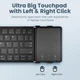 Портативна бездротова клавіатура Bluetooth 5.1, міні-складна, 3 канала підключення для Windows/Android/iOS/Mac - зображення 6