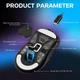 Игровая мышь Attack Shark X3 Black: Беспроводная (2.4GHz / BT 5.2 / USB), сенсор PAW3395 26000 DPI - изображение 5