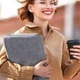 Чохол для ноутбука жіночий UGREEN LP187 Sleeve Case Storage Bag 13 Inches Сірий 3180-86819 - зображення 2