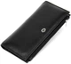 Кошелек женский ST Leather из натуральной кожи с монетницей на магните Черный 55701 - изображение 1