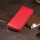 Женский кошелек-клатч ST Leather из натуральной кожи красный большой на молнии и магните 20х10х2 см 56539 - изображение 8
