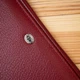 Кошелек женский ST Leather из натуральной кожи с монетницей на магните темно-красный 56498 - изображение 8