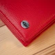 Женский кошелек-клатч ST Leather из натуральной кожи красный на молнии с ремешком 56430 - изображение 9
