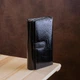 Женский кошелек ST Leather из натуральной кожи черный большой горизонтальный с монетницей на кнопке 17 5х9х3 5 см 56518 - изображение 7