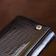 Женский кошелек ST Leather из натуральной кожи черный большой горизонтальный с монетницей на кнопке 17 5х9х3 5 см 56518 - изображение 8
