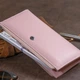 Женский тонкий кошелек ST Leather 19325 из натуральной кожи розовый на молнии 56488 - изображение 8