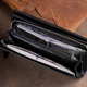 Кошелек портмоне женский ST Leather из натуральной кожи вертикальный на молнии с магнитом Черный 55686 - изображение 12