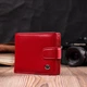 Женский кошелек ST Leather из натуральной кожи с монетницей Горизонтальный Красный 55751 - изображение 7