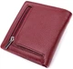 Женское портмоне ST Leather из натуральной кожи бордовое с монетницей маленькое 56458 - изображение 2