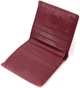 Женское портмоне ST Leather из натуральной кожи бордовое с монетницей маленькое 56458 - изображение 3
