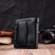 Женский кошелек ST Leather из натуральной кожи с внешней монетницей Вертикальный Черный 55748 - изображение 8