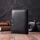 Чоловічий шкіряний гаманець ST Leather для документів, паспорта й карток з монетницею чорний 10.5×14×2 см 72279 - зображення 8