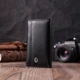 Жіноча шкіряна ключниця ST Leather чорна на кнопках з відділенням для купюр та 6 карабінами 12х7 5 см 55987 - зображення 6