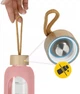 Бутылка для воды спортивная 4FIZJO 1000 мл стеклянная Pink (P-5905973403887) - изображение 2