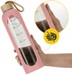 Бутылка для воды спортивная 4FIZJO 1000 мл стеклянная Pink (P-5905973403887) - изображение 5