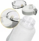Бутылка для воды спортивная 4FIZJO 1000 мл Grey (P-5905973404273) - изображение 7
