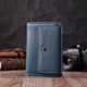 Женский кожаный кошелек ST Leather бирюзовый горизонтальный средний на магните 9 карт с монетницей 55547 - изображение 7