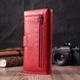 Женский кошелек ST Leather из натуральной кожи на 4 отделения красный с внешней монетницей 55651 - изображение 8