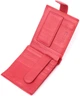 Женский кошелек ST Leather из натуральной кожи красный средний 11 5х10 3 см с монетницей на кнопке 55764 - изображение 4