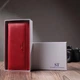 Женский кожаный кошелек ST Leather красный большой с монетницей на защелке 55833 - изображение 13