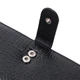 Жіночий лакований гаманець ST Leather з натуральної шкіри чорний 18 5х9 5 см з блоком для карт 55767 - зображення 5