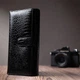 Жіночий лакований гаманець ST Leather з натуральної шкіри чорний 18 5х9 5 см з блоком для карт 55767 - зображення 10