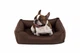 Лежак Harley and Cho Dreamer Brown S 60x45 cm Коричневий для собак та котів (HC-003102573) - зображення 4