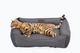 Лежак Harley and Cho Dreamer Gray XХL 120x80 cm Серый для собак (HC-003010067) - изображение 4