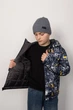 Двостороння демісезонна куртка Роббі для хлопчика CVETKOV FAMILY MARK 152см Графітовий (cvet2000000241081) - зображення 6