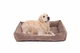 Лежак Harley and Cho Dreamer Cacao Velvet M 70x50 cm Бежевый для собак и кошек (3000502) - изображение 6