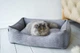 Лежак Harley and Cho Dreamer Gray Velvet XL 110x70 cm Сірий для собак (HC-003100097) - зображення 8