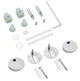 Унитаз подвесной безободковый Kroner Harz WHI493736 RIMLESS с сиденьем Slim Duroplast / Soft-close / Quick relase (KH493736WHIR) (CV029609) - изображение 10