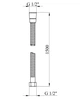 Шланг для душа Kroner KRM - C606 Anti-Twist 150 см (CV016677) - изображение 2